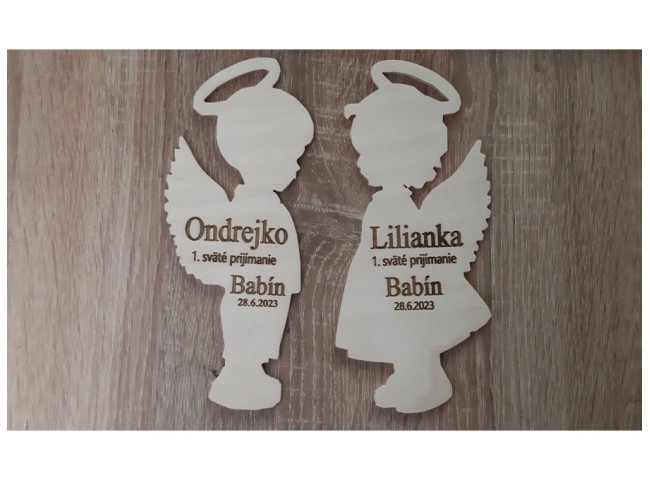 Chlapec  / dievča + gravírovanie